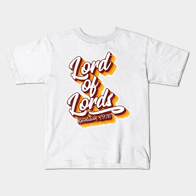 Lord Of Lords Kids T-Shirt by bluerockproducts